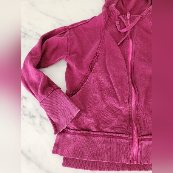 Free People Movement Only One‎ Cotton Hoodie Zip-Up Jacket - Picture 3 of 6